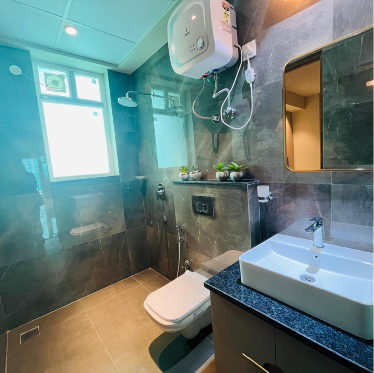 Bathroom, high ground 3 Bedroom 1995 Sq.Ft. Apartment In High Ground Zirakpur 9610343