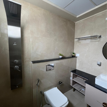 Bathroom in 3 BHK Apartment at High Ground – for Sale