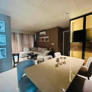 Dining area in 3 BHK Apartment at High Ground – for Sale