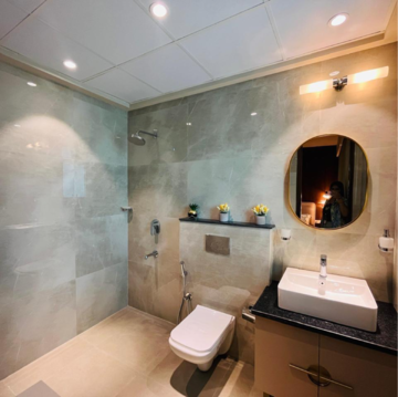 Bathroom in 3 BHK Apartment at High Ground – for Sale
