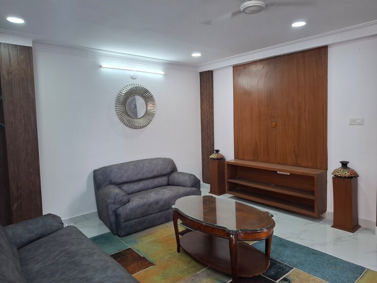Living Room, banjara hills 3 Bedroom 3300 Sq.Ft. Apartment In Banjara Hills Hyderabad 9610383