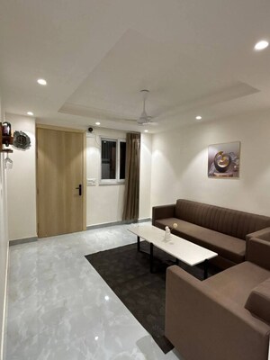 Living Room in 1 BHK Apartment at Freedom Fighters Enclave – for Rent