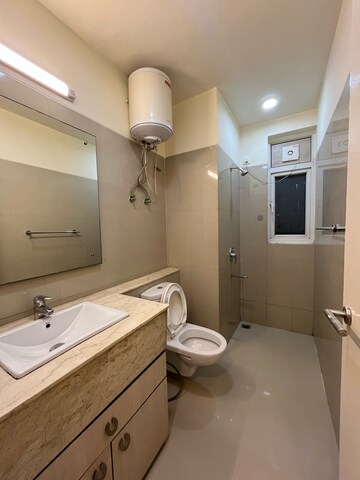 Bathroom in 4 BHK Apartment at Emaar Palm Terraces Select, Sector 66 – for Rent