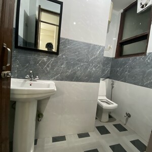 Bathroom in 1 BHK Builder Floor at Chattarpur – for Rent