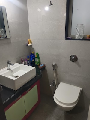 Bathroom in 2 BHK Apartment at Ashar Metro Towers, Vartak Nagar – for Sale