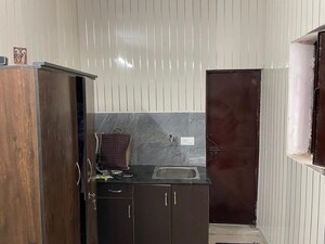 Kitchen in 1 RK Builder Floor at DLF Centre Point, Sector 11 – for Rent