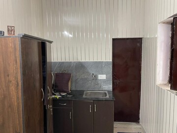 Kitchen in 1 RK Builder Floor at DLF Centre Point, Sector 11 – for Rent
