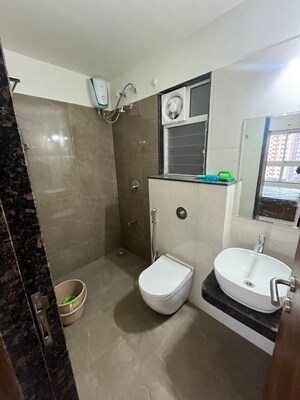 Bathroom in 2 BHK Apartment at K Raheja Vistas Premiere, Mohammadwadi – for Rent