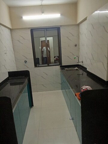 Kitchen in 1 BHK Apartment at Saaga Shri Sai Vishram CHS Ltd, Dahisar West – for Rent