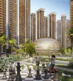 3 BHK + Pooja Room 2450 Sq.Ft. Apartment in Elan The Presidential