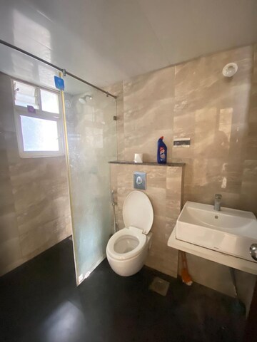 Bathroom in 2 BHK Apartment at Pharande Puneville, Punawale – for Rent