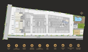 Floor Plan in 3 BHK Apartment at Shivani Enclave, Manish Nagar – for Sale