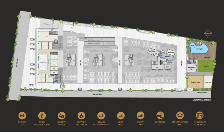 Floor Plan, shivani-enclave 3 Bedroom 1550 Sq.Ft. Apartment In Manish Nagar Nagpur 9610826