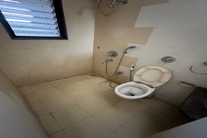Bathroom in 3 BHK Apartment at Gundecha Heights, Kanjurmarg West – for Rent