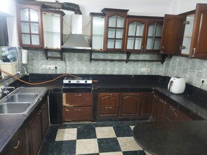 Kitchen in 1 RK Builder Floor at RWA Apartments Sector 12, Sector 12 – for Rent