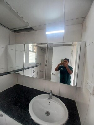 Bathroom in 3 BHK Apartment at Godrej Aqua, International Airport Road – for Sale