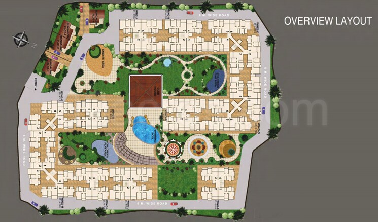 Master Plan, sound-delight 2 Bedroom 865 Sq.Ft. Apartment In Ashte Navi Mumbai 9610896