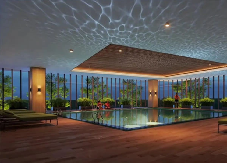 Swimming Pool, grace-resilviaa 3 Bedroom 1587 Sq.Ft. Apartment In Sector 79 Gurgaon 9611320