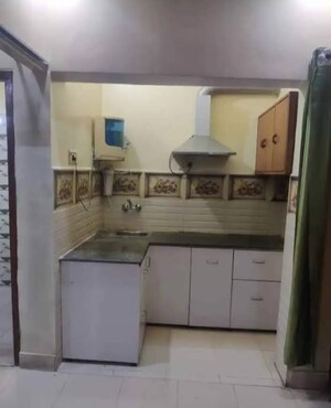 Kitchen in 1 BHK Villa at Aliganj – for Rent