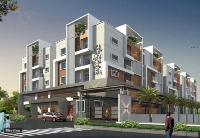 Exterior View, jd-jubilee-ballpark 3 Bedroom 2600 Sq.Ft. Villa In Jubilee Hills Hyderabad 9611244