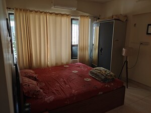 Bedroom in 2 BHK Apartment at Ivory Towers CHS LTD, Bhakti Park – for Rent