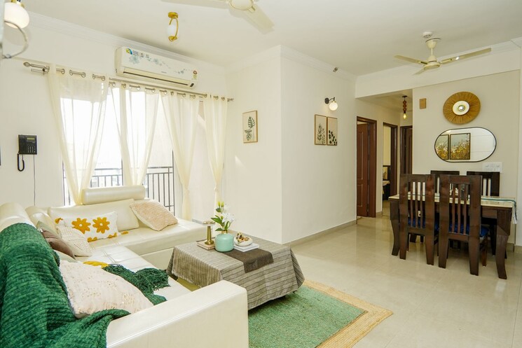 Living Room, exotica-dreamville 3 Bedroom 1340 Sq.Ft. Apartment In Sector 16c Greater Noida Greater Noida 9611283