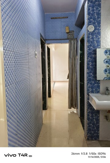 Bathroom in 2 BHK Apartment at Heera CHS, Kharghar – for Rent