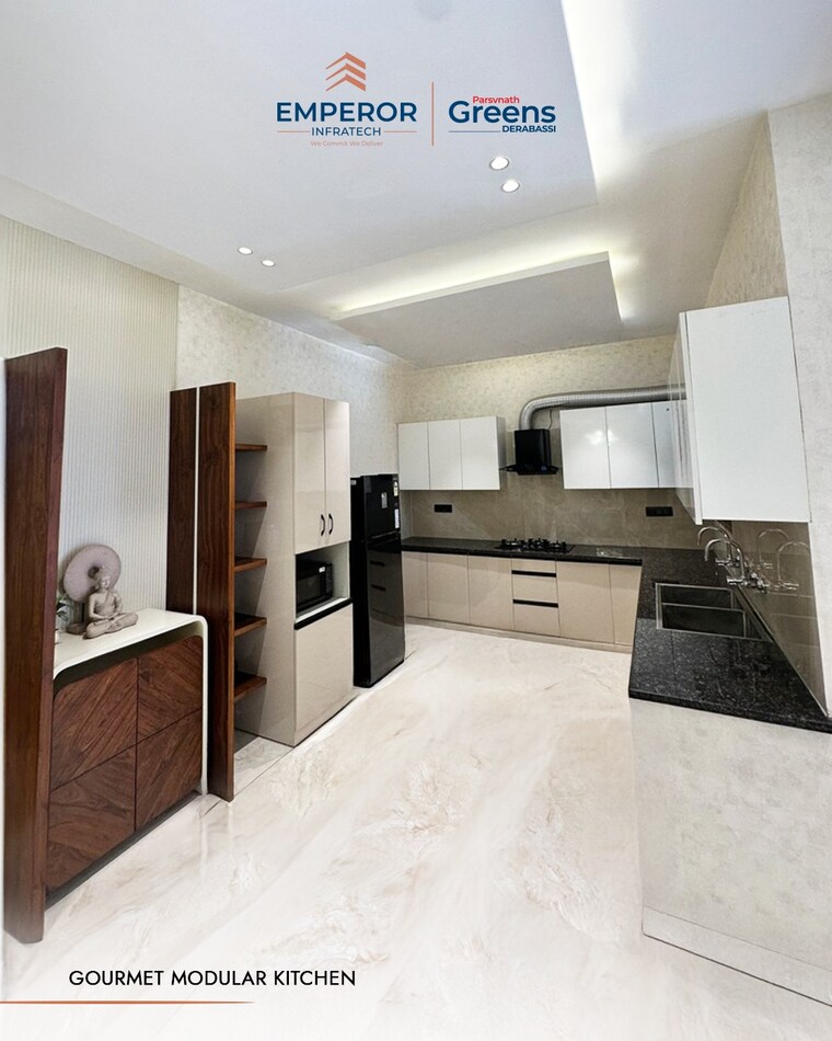 Kitchen, vip road 3 Bedroom 1850 Sq.Ft. Apartment In Vip Road Zirakpur 9611446