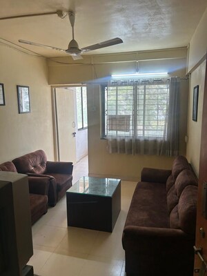 Living Room in 2 BHK Apartment at Shri Mahaganesh Nagri Society, Mundhwa – for Rent