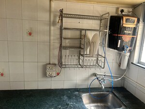 Kitchen in 2 BHK Apartment at Shri Mahaganesh Nagri Society, Mundhwa – for Rent