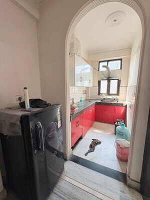 Kitchen in 1 BHK Builder Floor at Saket – for Rent