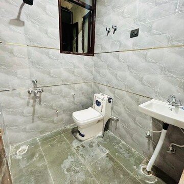 Bathroom in 1 BHK Builder Floor at Chattarpur – for Rent