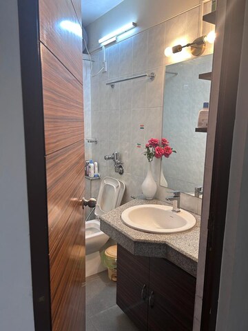 Bathroom in 2 BHK Apartment at Hiranandani Gardens Valencia, Powai – for Rent