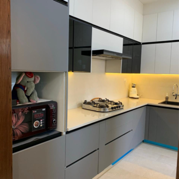 Kitchen in 3 BHK Apartment at Sobha City Gurgaon, Babupur Village – for Rent