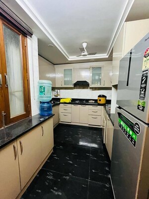 Kitchen in 3 BHK Builder Floor at Saket – for Rent
