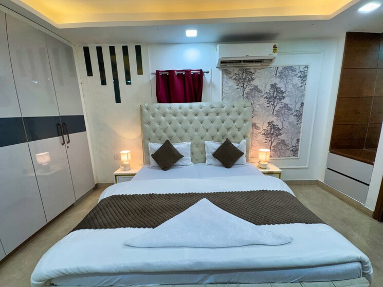 Bedroom, saket 3 Bedroom 1500 Sq.Ft. Builder Floor In Saket Delhi 9611696