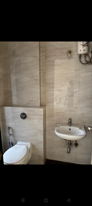 Bathroom in 3 BHK Apartment at Sheth Vasant Athena, Laxmi Nagar – for Rent