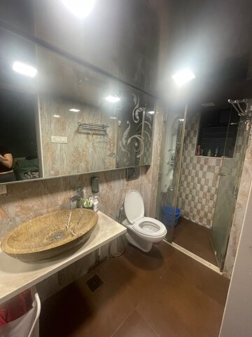 Bathroom in 2 BHK Apartment at Shree Mahavir Darshan, Lower Parel – for Rent