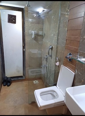 Bathroom in 2 BHK Apartment at Kabra Centroid, Santacruz East – for Rent