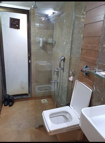 Bathroom in 2 BHK Apartment at Kabra Centroid, Santacruz East – for Rent