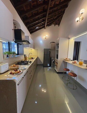 Kitchen in 2 BHK Independent House at Corgao – for Rent