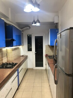 Building Lobby in 3 BHK Apartment at Mahagun Moderne, Sector 78 – for Rent