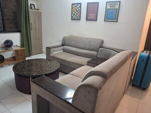 Living Room in 1 BHK Apartment at Goel Ganga Nebula, Viman Nagar – for Rent