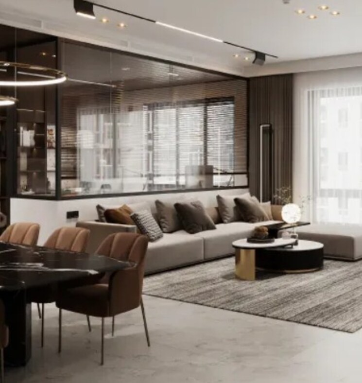 Living Room, lodha-casa-maxima 1 Bedroom 509 Sq.Ft. Apartment In Mira Road Thane 9612238