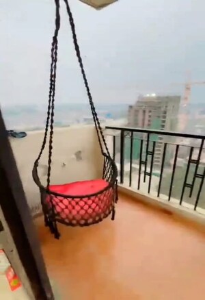 Balcony in 3 BHK Apartment at Raj Nagar Extension – for Rent