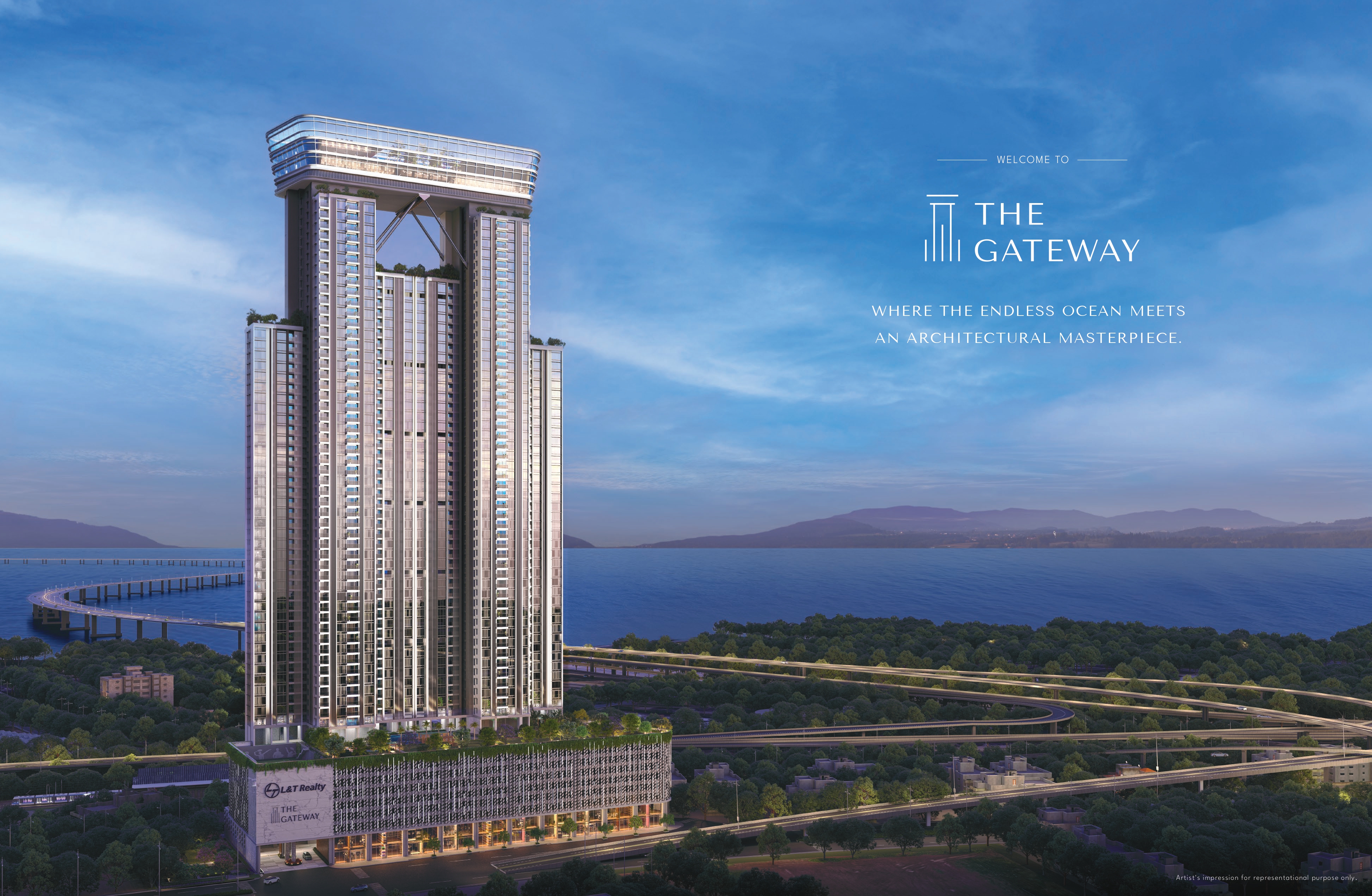 2 BHK + Pooja Room 627 Sq.Ft. Apartment in Shapoorji Pallonji The Canvas Residences