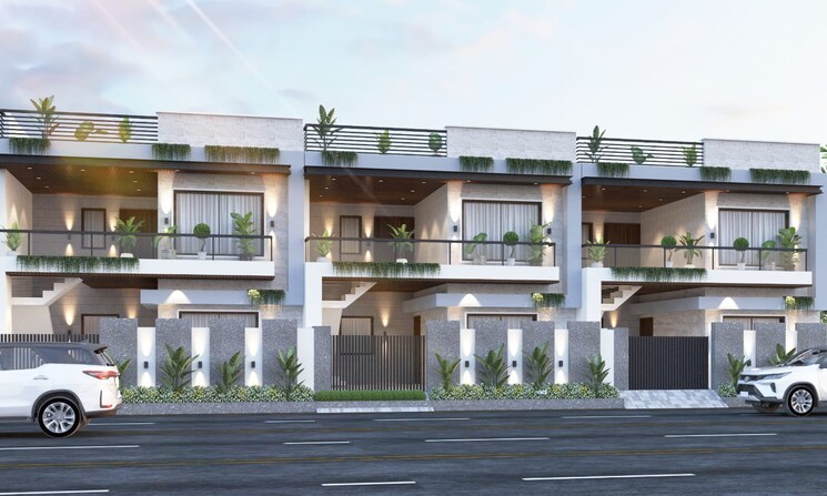 Exterior View, kharar mohali road 3 Bedroom 100 Sq.Yd. Independent House In Kharar Mohali Road Kharar 9612516
