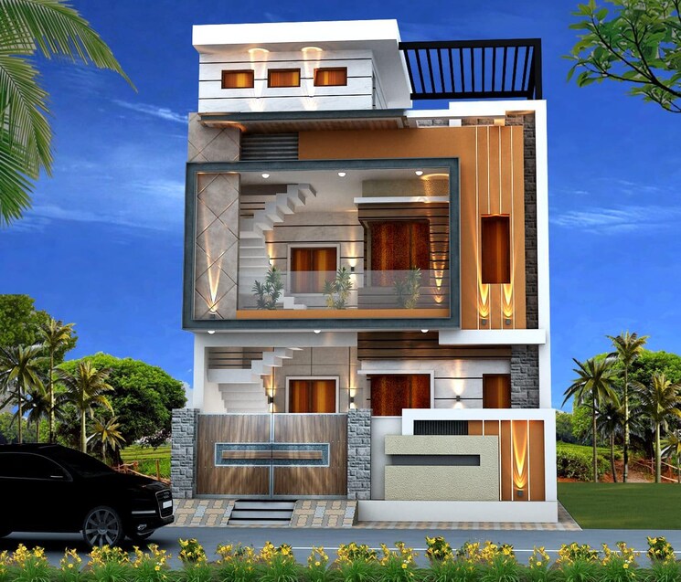 Exterior View, kharar mohali road 3 Bedroom 100 Sq.Yd. Independent House In Kharar Mohali Road Kharar 9612516