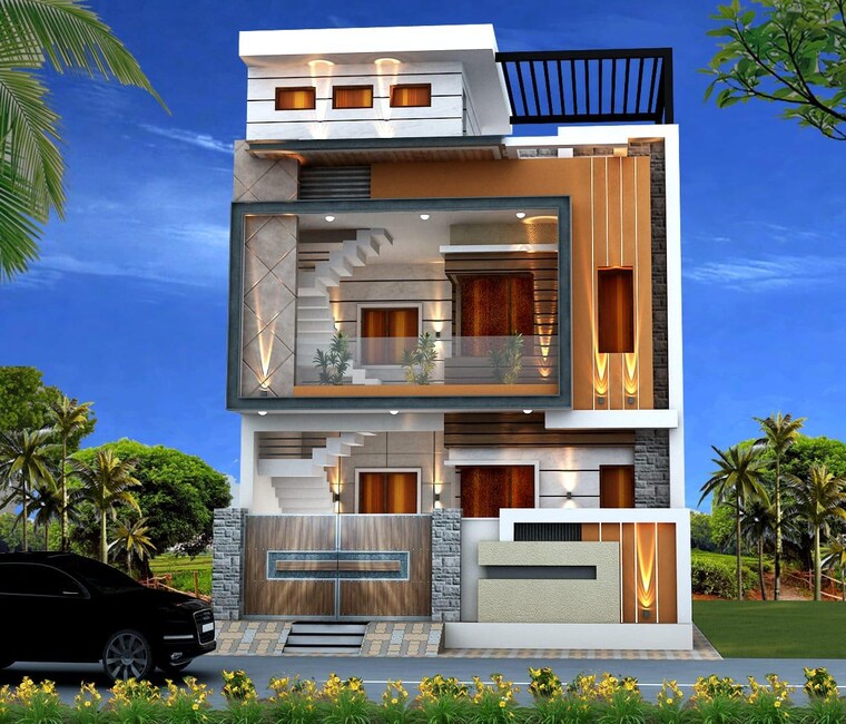 Exterior View, kharar mohali road 3 Bedroom 100 Sq.Yd. Independent House In Kharar Mohali Road Kharar 9612516