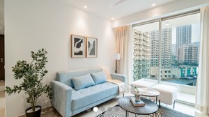 Living Room in 3 BHK Apartment at Hiranandani Highland, Powai – for Sale